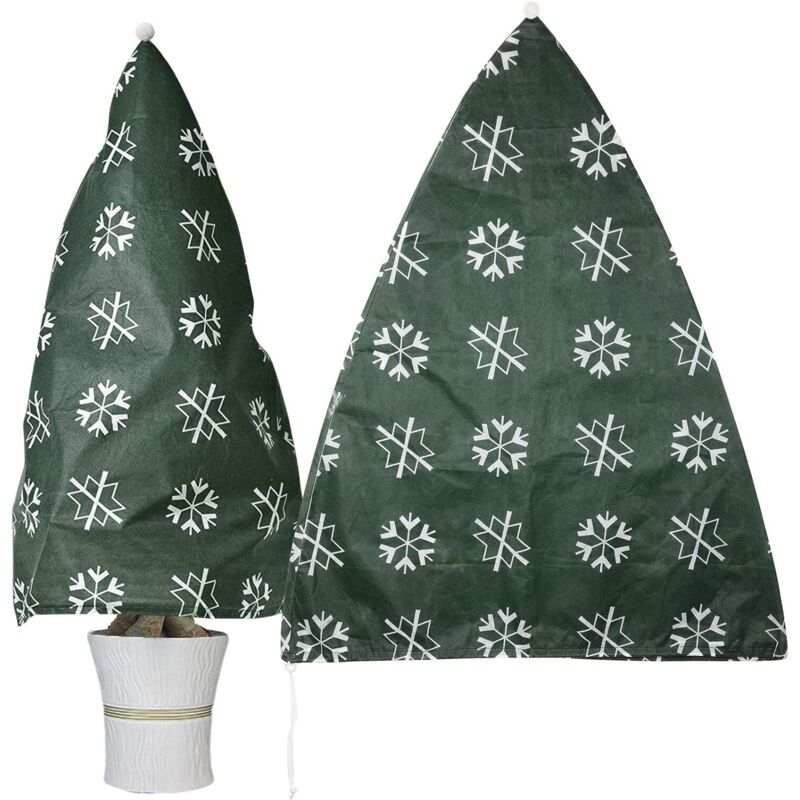 2-teiliges Winter-pflanzenschutzset Für Topfpflanzen, Beige, Uni, 110 X 80 Cm