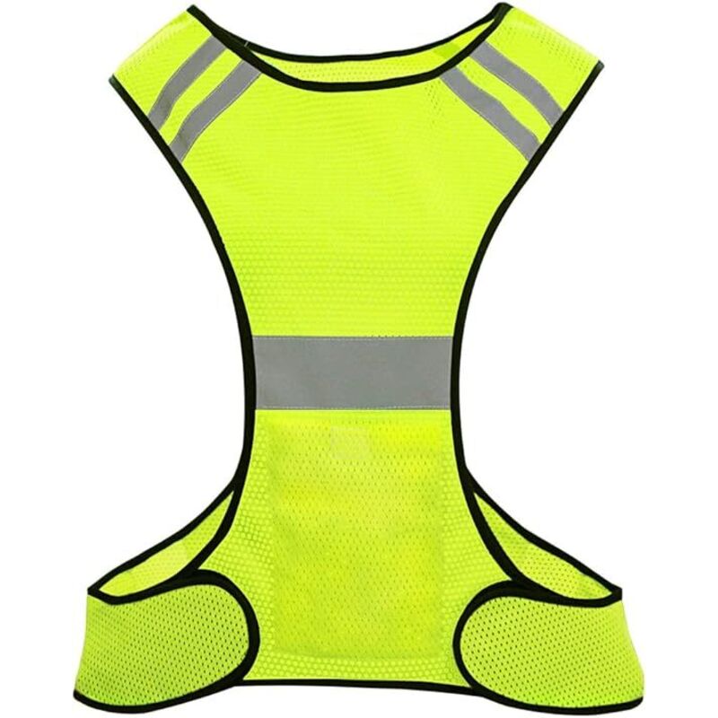 Sicherheitsweste, Reflektierende Jacke, Gut Sichtbare Laufweste Zum Radfahren, Motorradfahren, Spazierengehen, Laufen Und Joggen.