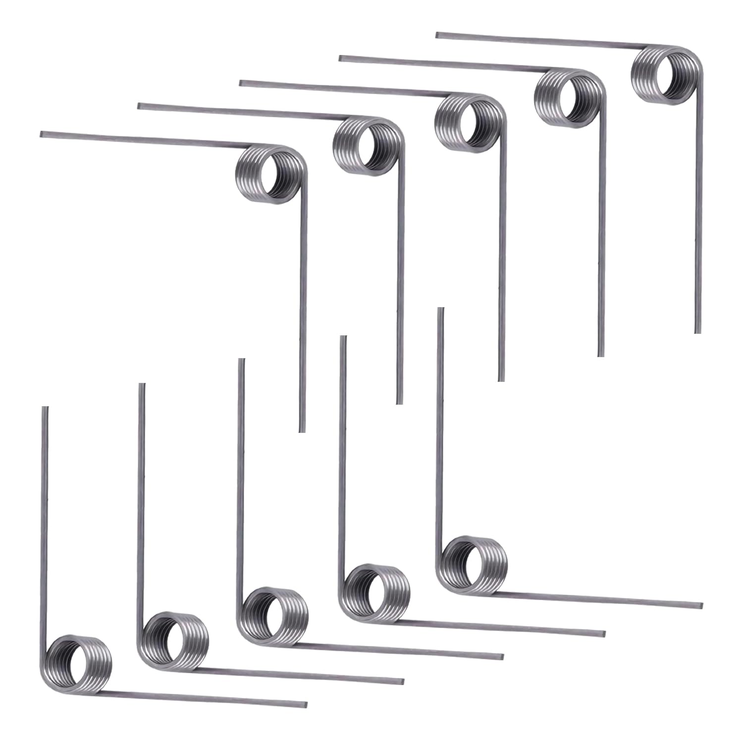 10 Stück Torsionsfeder, Rückholfeder, Drahtdurchmesser 0,7 Mm, Außendurchmesser 5 Mm, 6 Windungen, 90°-winkel, Für Heimwerkerreparaturen