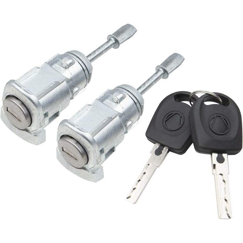 Türschließzylinder Vorne Links/rechts, Kompatibel Mit Golf Iv, Bora, Passat B5, Skoda Fabia, Teilenummer: 3b0837167, 3b0837168