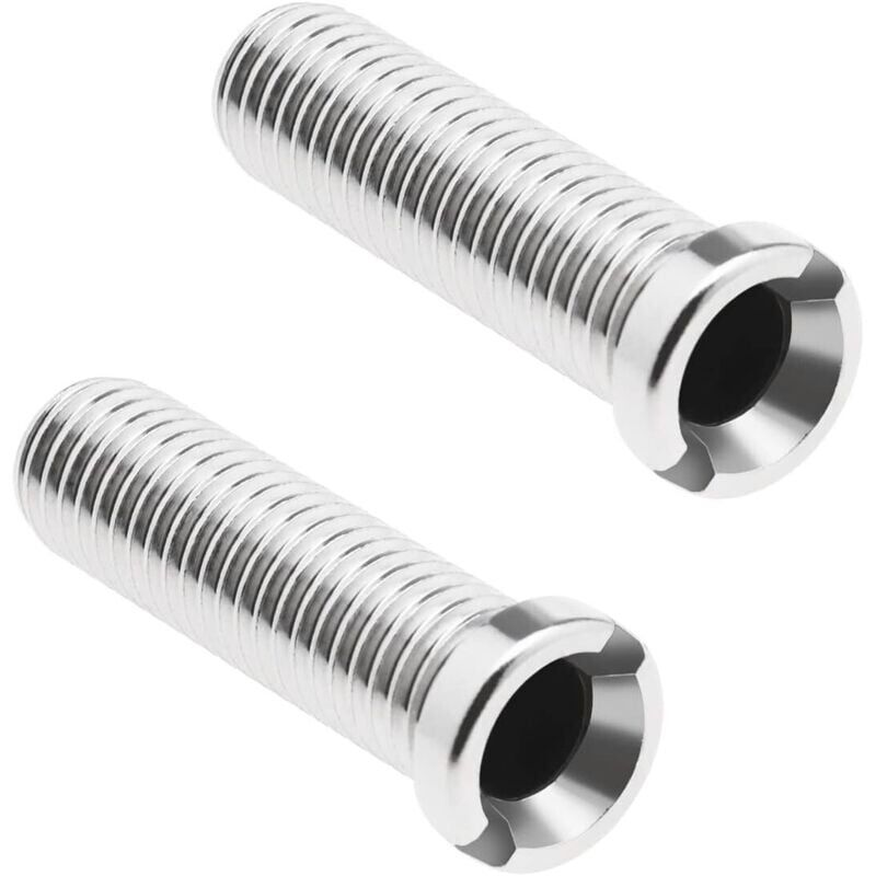 2 Stück Edelstahl 304 Küchenspülen-siebschrauben, Gewindeschraubanschluss M12 45 Mm Für Spülbecken-siebstopfen