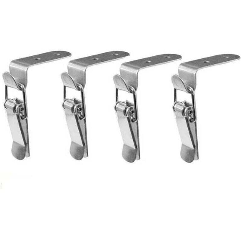 4-teiliger Kippriegel – 108 X 16,2 Mm Edelstahlriegel – Korrosionsbeständig – Für Schubladen Und Schränke
