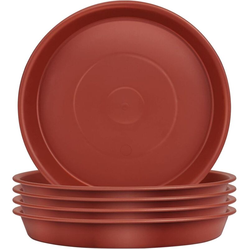 Set Mit 5 Untersetzern Für Pflanzen, Blumentöpfe Und Pflanzgefäße Für Drinnen Und Draußen, Garten – 16 Cm