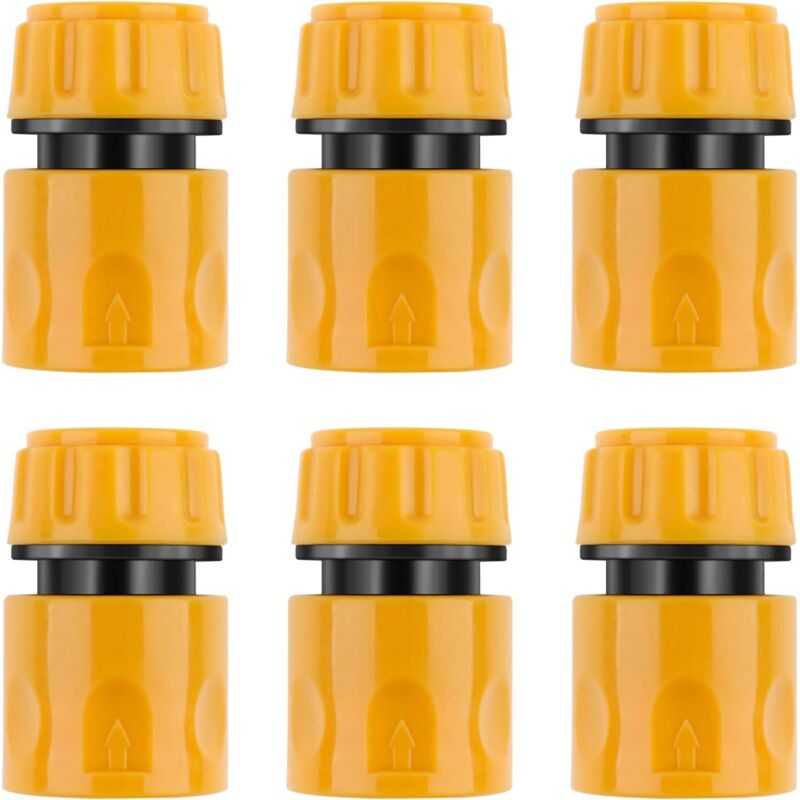 6 Stück Schlauchverbinder-verlängerungsstecker Für Gartenschlauchverbindungen (schnellverbinder)