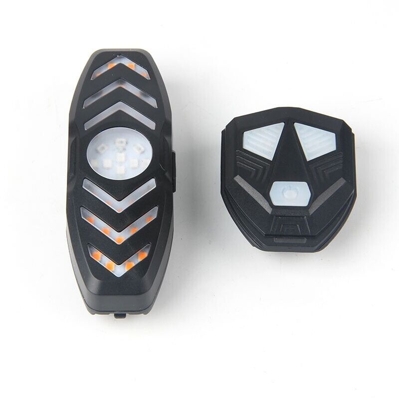 Rücklicht Mit Blink- Und Soundfunktion Für Fahrräder Und Roller, Kabellose Fernbedienung, 6 Beleuchtungsmodi, Usb-aufladbar, Wasserdicht, Leicht, Robust, Werkzeuglose Sofortmontage, Passend Für Alle F