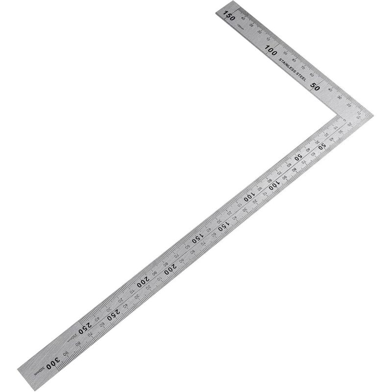 150 X 300 Mm Edelstahl-winkelmaß – 90° Rechter Winkel – Für Schreiner Und Ingenieure – Rostbeständig