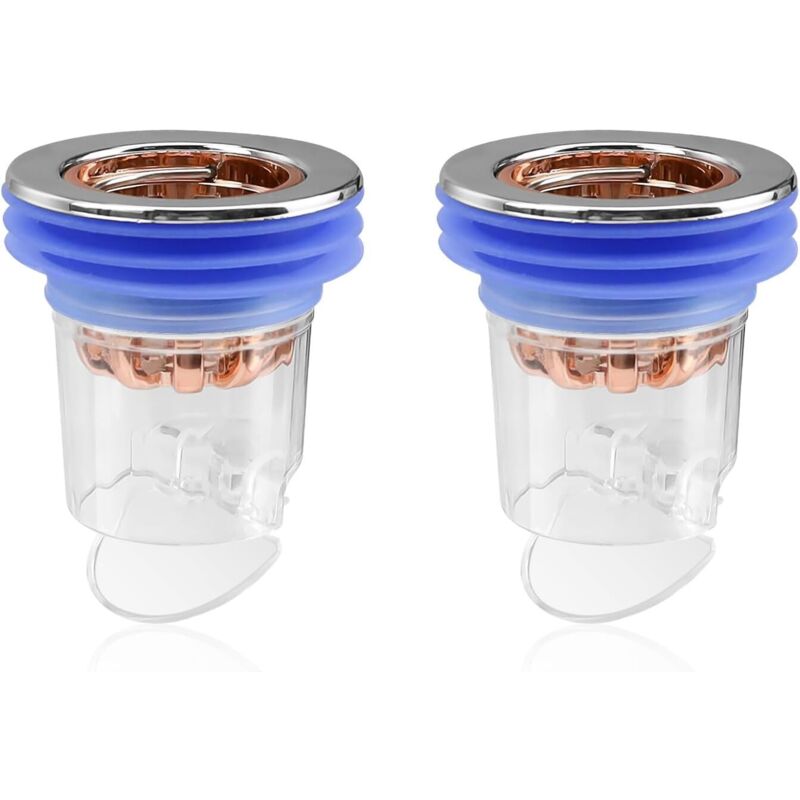 Geruchsblockierender Duschablauf – 2er-pack – 4,4 Cm Desodorierender Kern – Einfache Installation Ohne Mauerwerk – Für Küche Und Bad