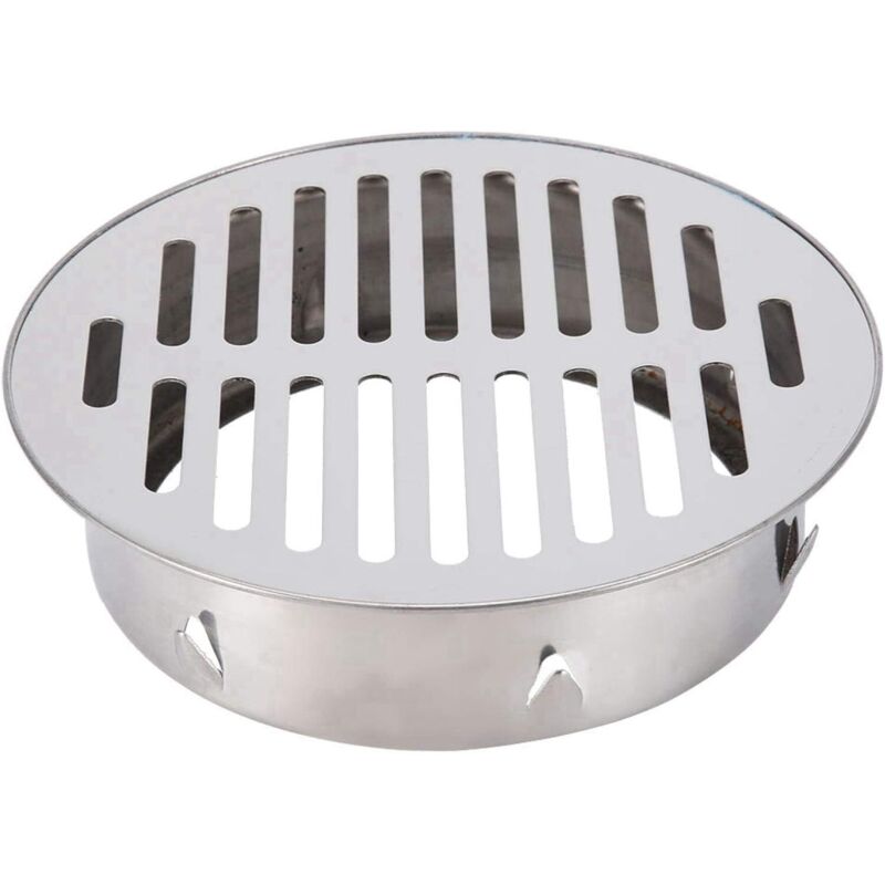 Runder Edelstahl-bodenablauf (160 Mm) – Verstopfungsfrei Für Balkone Und Innenhöfe – Effiziente Und Langlebige Entwässerung – Schnelle Installation