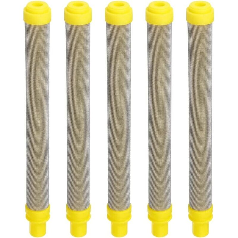 5 Stück 100-mesh-filter Für Wagner Airless-farbspritzgeräte, Edelstahl-filterelemente Für Wagner Airless-farbspritzgeräte, Gelb