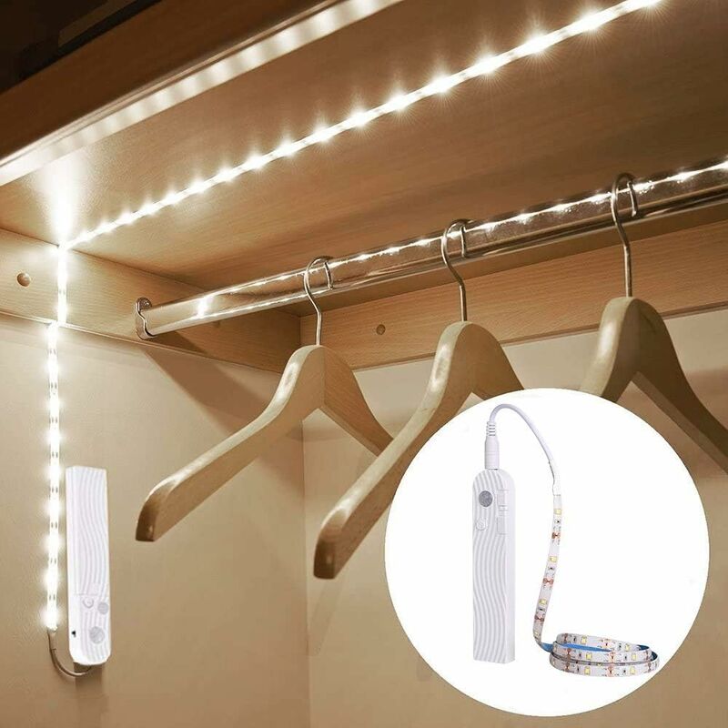 3 M Led-unterbauleuchte – Bewegungsmelder – Usb-aufladbar – 6000 K Kaltweißes Licht – Dimmbar