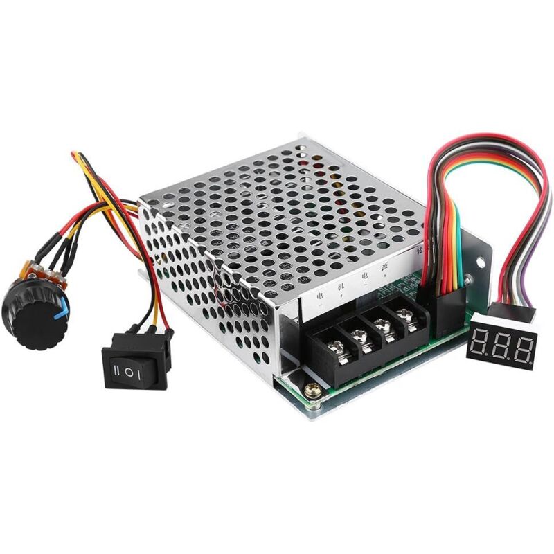 Pwm-gleichstrommotor-drehzahlregler, Reversibler Motor-drehzahlregler Mit Digitalanzeige Dc10v-55v