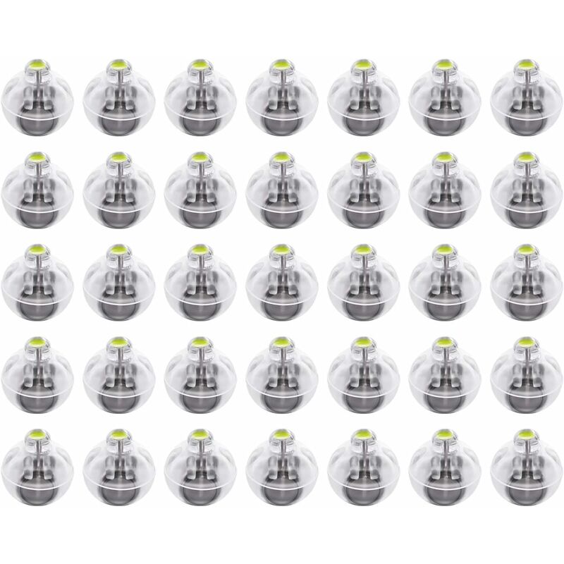 50 Stück Mini-led-ballonlichter, Papierlichter, Leuchtkugellampen Für Weihnachtsfeierdekorationen