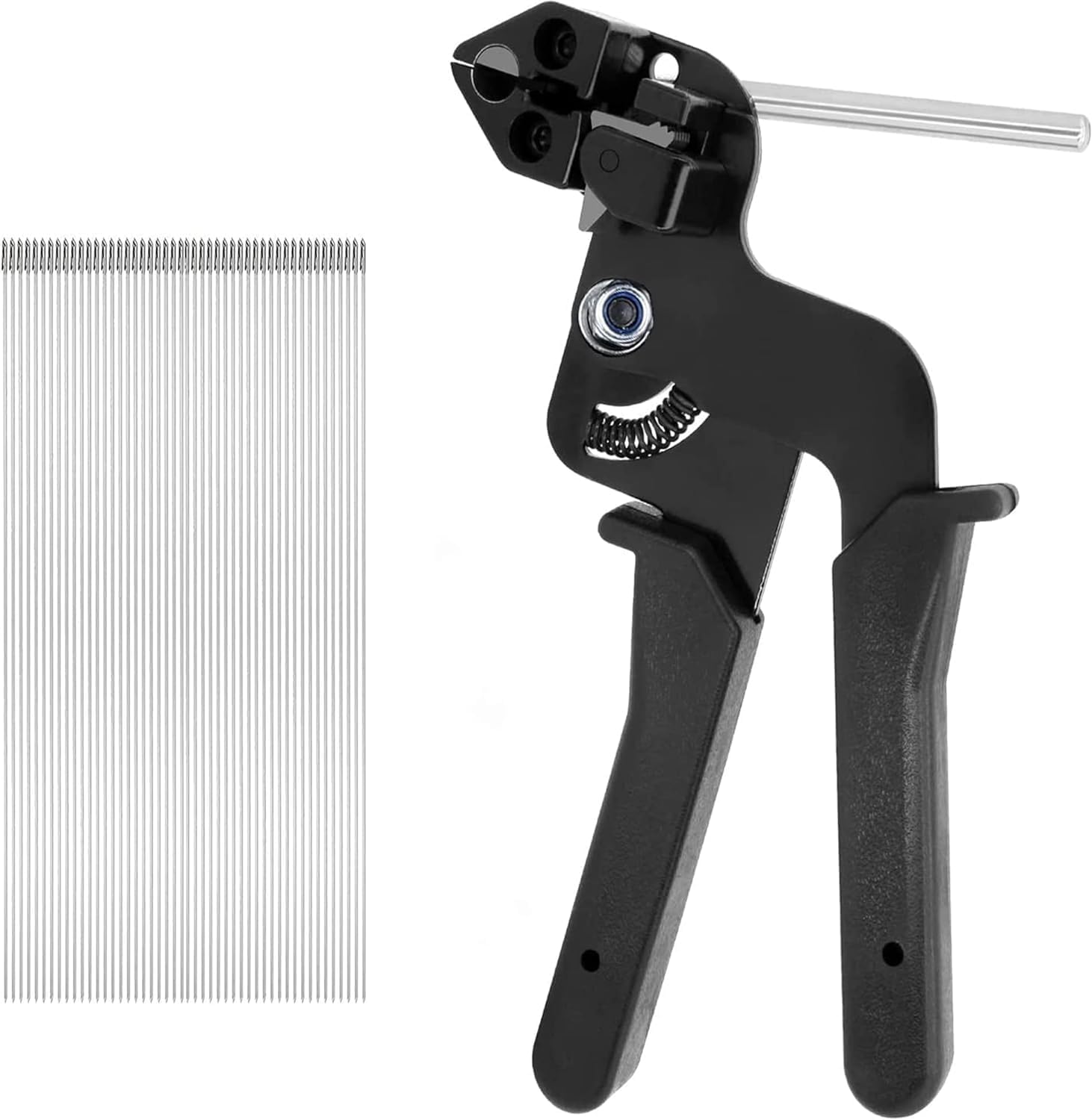 Packung Mit 50 Kabelbindern Aus Edelstahl – Zum Verschließen Und Schneiden Von Kabelbindern – 250 Mm X 4,6 Mm