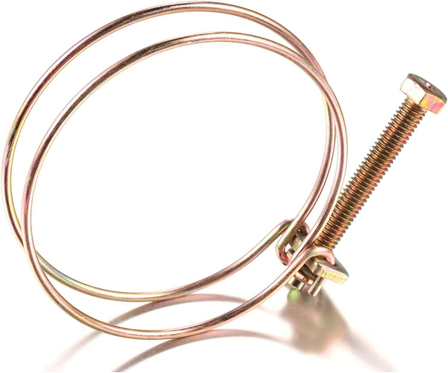 10 Stück Verstellbare Doppelschlauchschellen Mit Drahtbügel, Rohrschellen, Wasserrohrschellen, 40 Mm–44 Mm