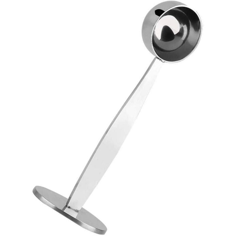 2-in-1 Kaffeelöffelhalter, Espresso-messlöffel, Stempel, Edelstahl-kaffeelöffel, Mess- Und Stampflöffel