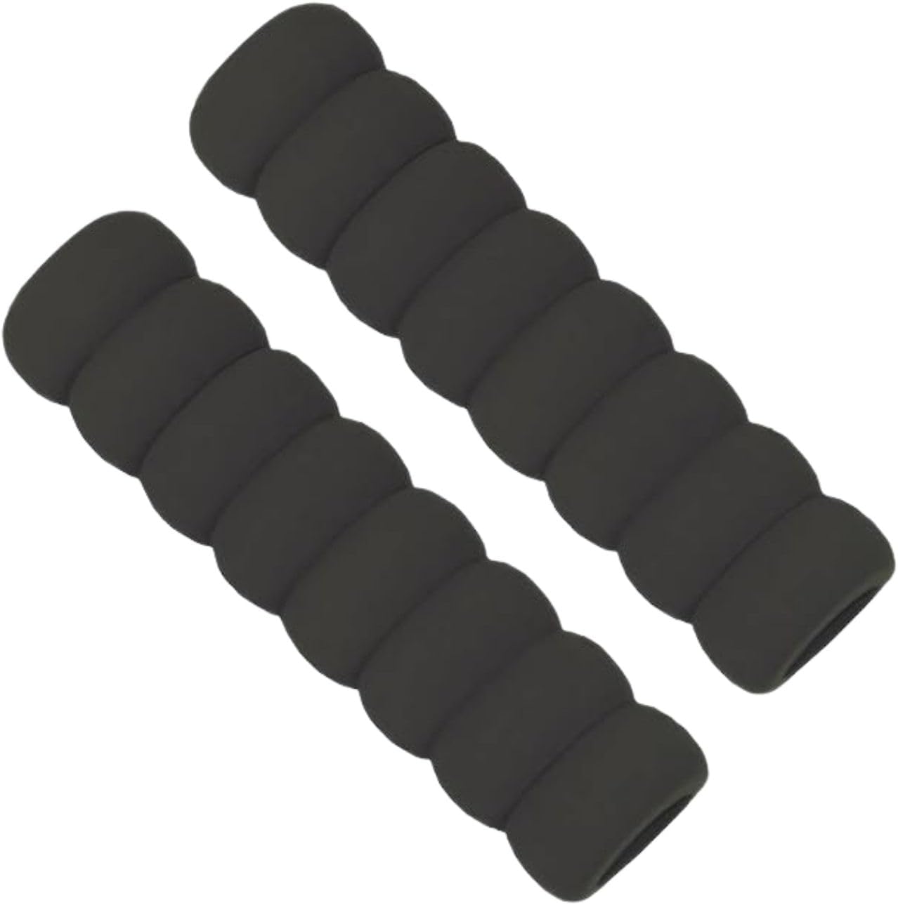 2er-set Türgriffstopper – 13,5 X 2 Cm – Schaumstoff – Wandschutz – Für Türen Und Wände – Antistatisch – Schwarz