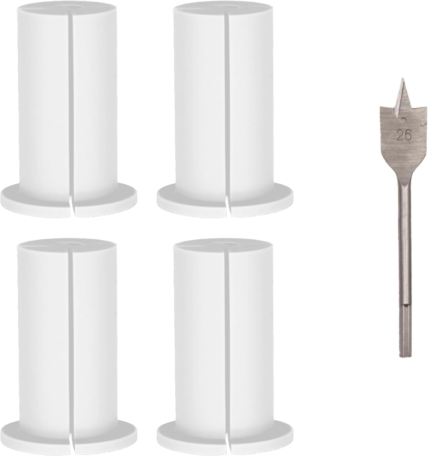 4er-pack Weiße Kabeldurchführungsschrauben, Wanddurchführungsschrauben, 1-zoll-wanddurchführungsstopfen Aus Silikon Für Starlink-kabelrouter Und Ethernet-adapter