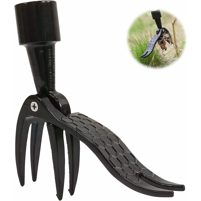 Garten-unkrautstechermesser, Unkrautstecherkralle, Handunkrautstecher Mit 4 Krallen, Unkrautentferner Für Löwenzahn