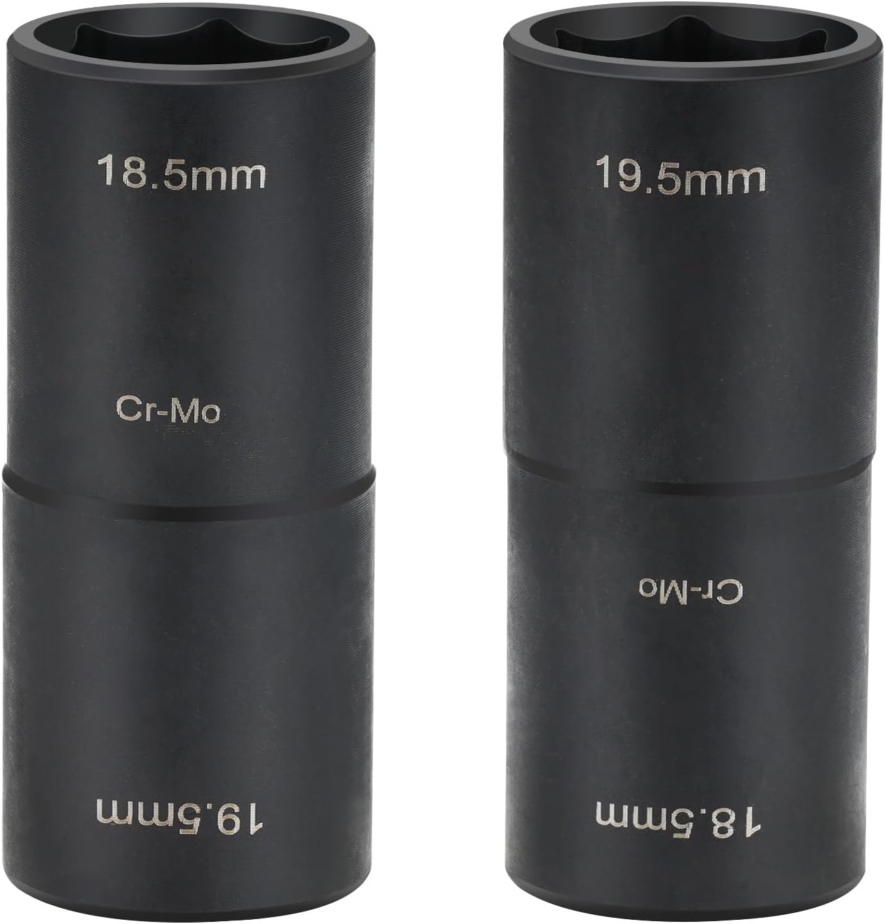Schlagschrauber – 18,5 Mm – 19,5 Mm Steckschlüssel – 1/2"-steckschlüsselsatz – Doppelkopf – Radmutternschlüssel – Reifenwechselwerkzeug – Geeignet Für Ford Land Rover Und Alle Modelle