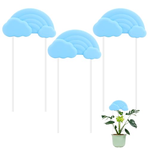 Set Mit 3 Regenbogenförmigen Bewässerungskugeln, Automatisches Pflanzenbewässerungssystem, Geeignet Für Selbstbewässernde Pflanzen, Für Den Innen- Und Außenbereich (blau)