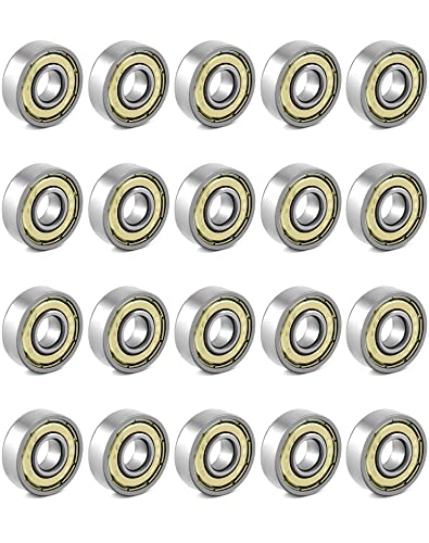 20 Stück 608zz Kugellager, Für Skateboards, Scooter, Inlineskates, 8 Mm X 22 Mm X 7 Mm