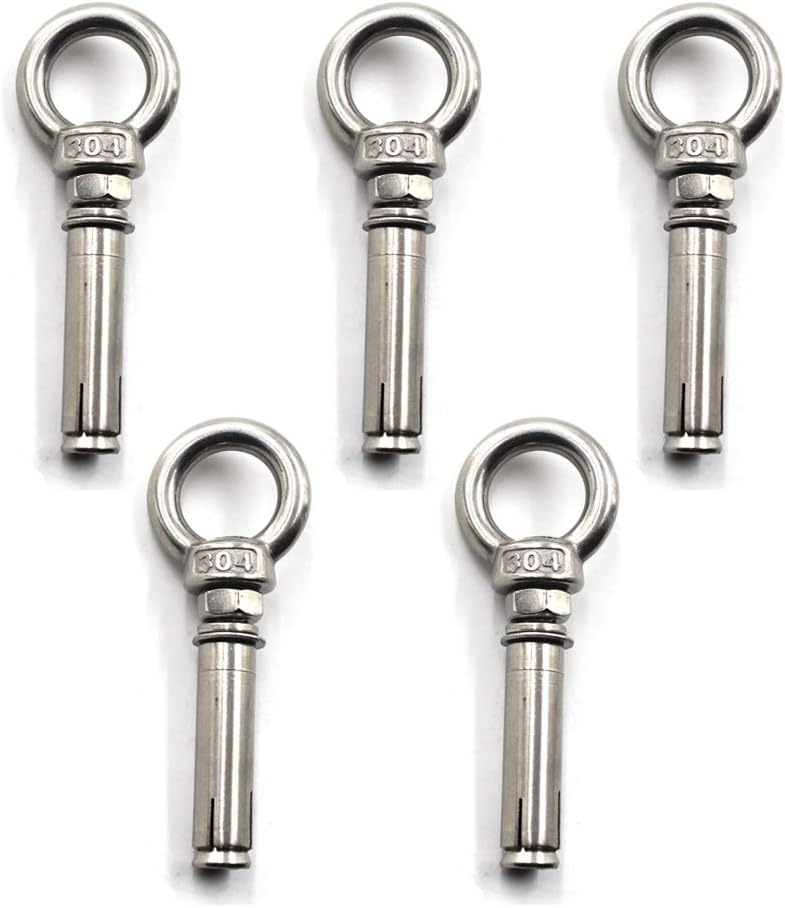 M6x80mm 304 Edelstahl-hebering (5 Stück)