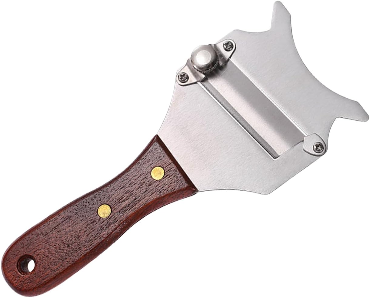 Trüffel-käsehobel, Trüffelhobel Aus Edelstahl Mit Verstellbarer Klinge Und Holzgriff, Professioneller Trüffelhobel, Käsereibe Für Pilze, Käse, Schokolade, Knoblauch