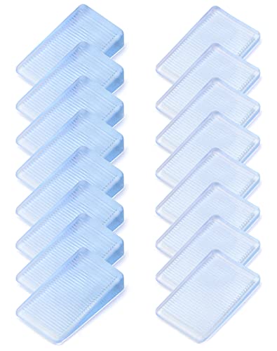 16 Transparente Möbelkeile, Kunststoffkeile Für Möbel, Toiletten, 2 Größen (2–5 Mm Und 2–10 Mm Höhe)