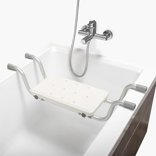 Hängender Badewannensitz, Badewannensitz Für Senioren, Ausziehbare, Rutschfeste Badewannenauflage Von 72,5 Bis 83,5 Cm, Geeignet Für Senioren Und Menschen Mit Behinderung, Duschbank Für Verletzte