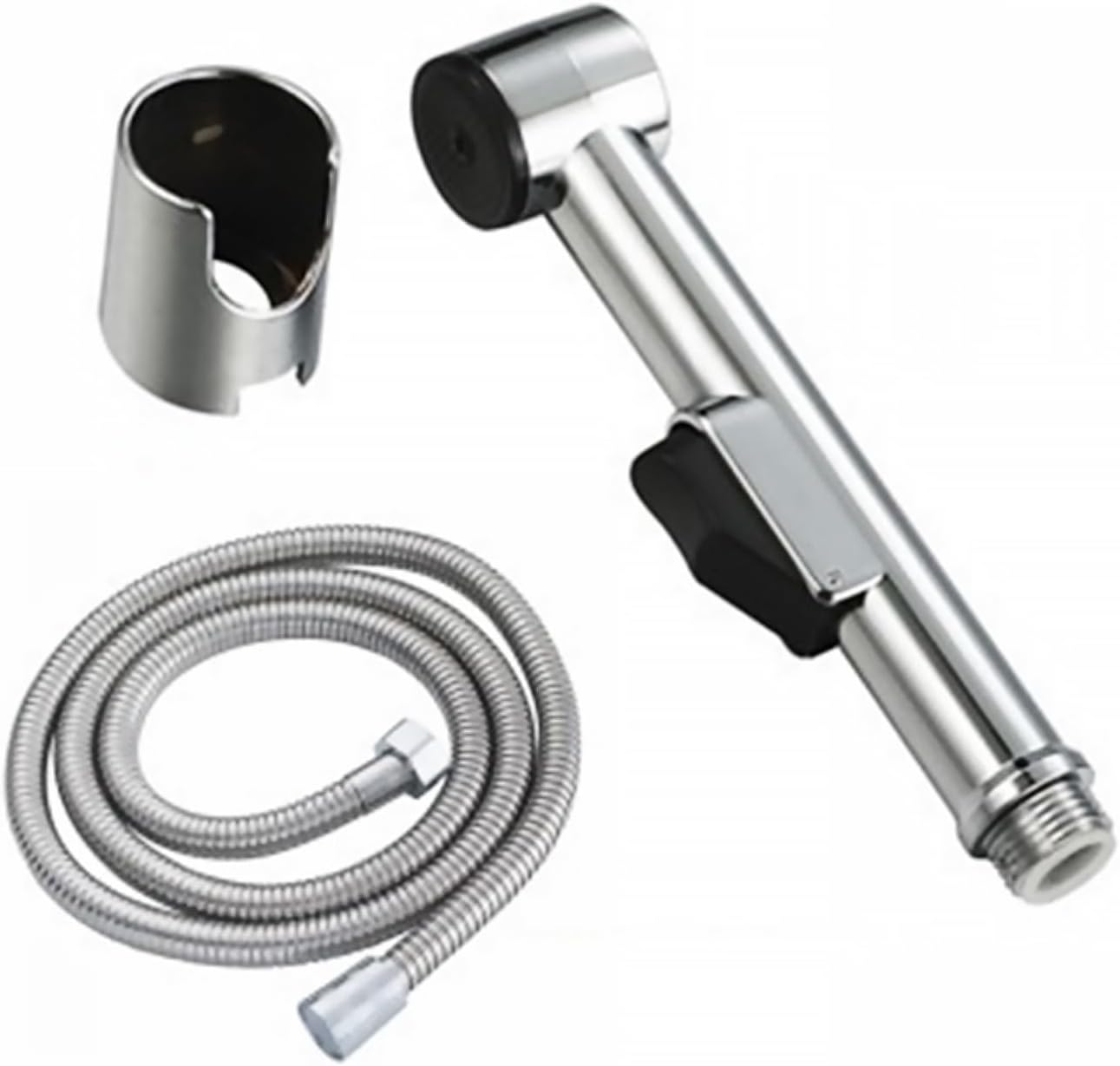 Handbrause Mit 150 Cm Langem Brauseschlauch Und 1/2-wasserspender, Rostfreier Edelstahl-duschkopf Für Waschbecken Mit Wandhalterung Für Dusche Und Badezimmer