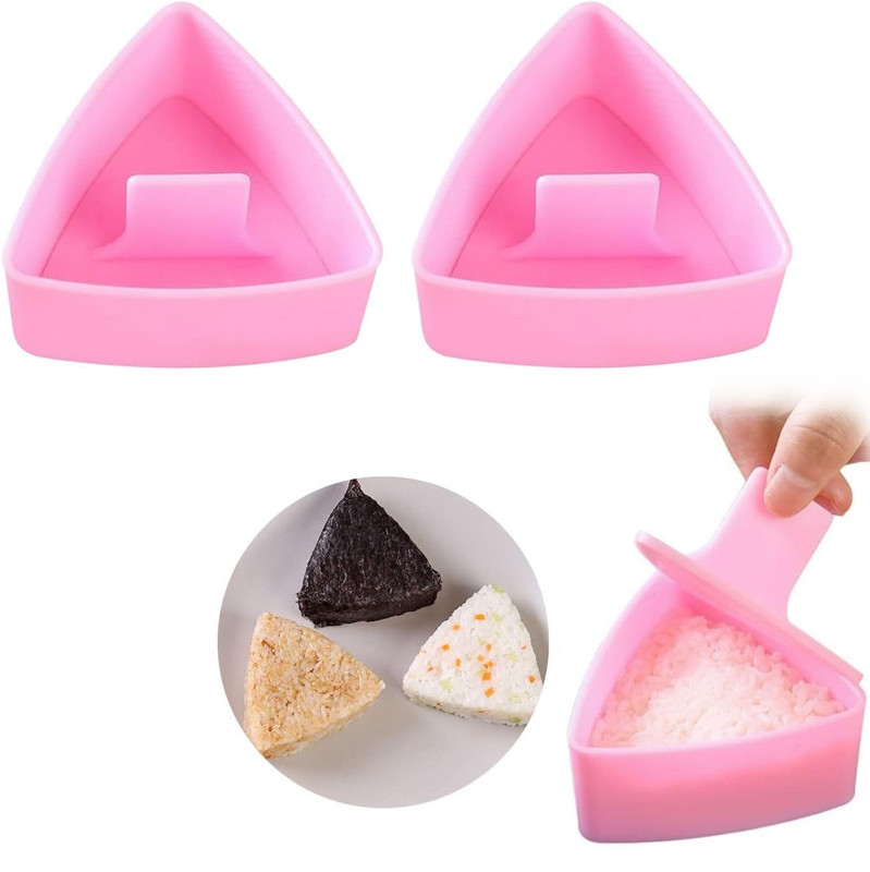 2-teilige Onigiri-reisballform, Dreieckige Sushi-form, Bento-reisballform Für Reisbällchen, Restaurant, Familien-camping, Bento, Snacks
