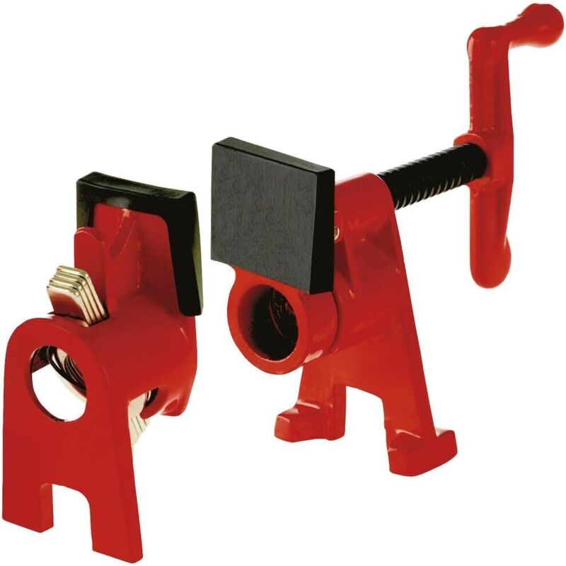 1 Stück 3/4"-rohrschelle, Schnellspannvorrichtung, Set Für Die Werkbank Aus Eisen, Schnellspann-rohrschellen-sets Zum Anschrauben