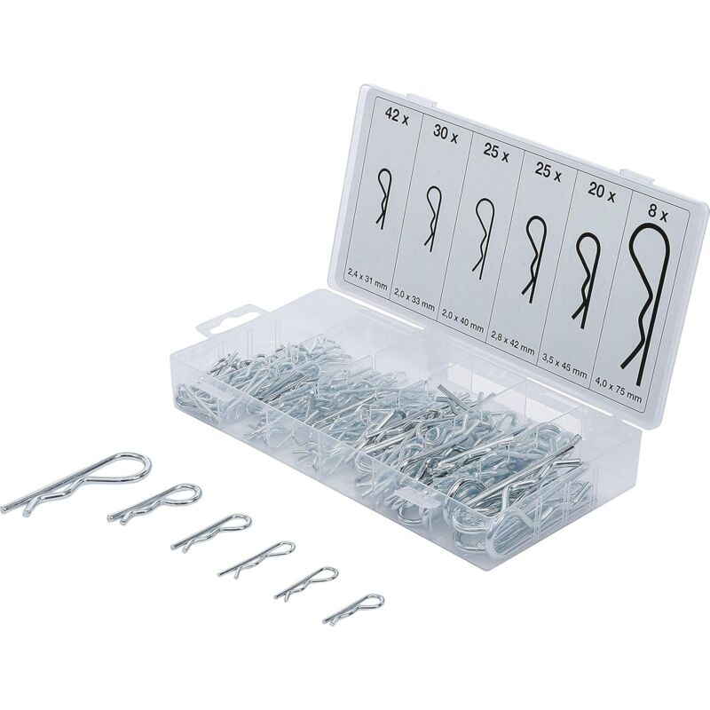 Sortiment An Federstiften Ø 2,4 - 4,0 Mm, 150 Stück