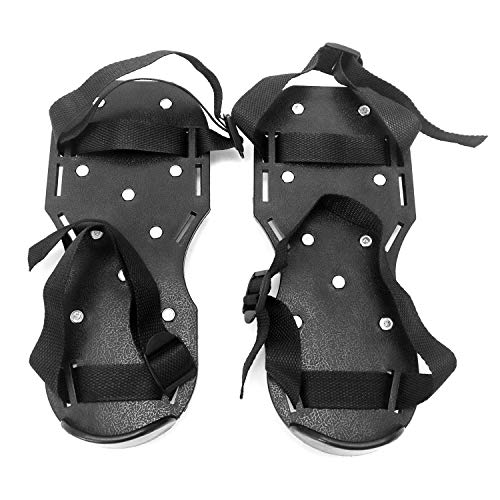 Spikeschuhe Mit 25 Mm Kurzen Spikes, Perfekt Für Epoxidböden, -beschichtungen Und Dachinstallationen, Grüne Farbe (1 Paar)