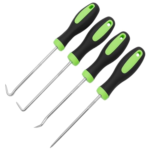 4-teiliges Haken- Und Hebelset, 17 Cm, Zum Entfernen Von Schläuchen Und Dichtungen – Chrom-vanadium-stahl, Ergonomischer Griff