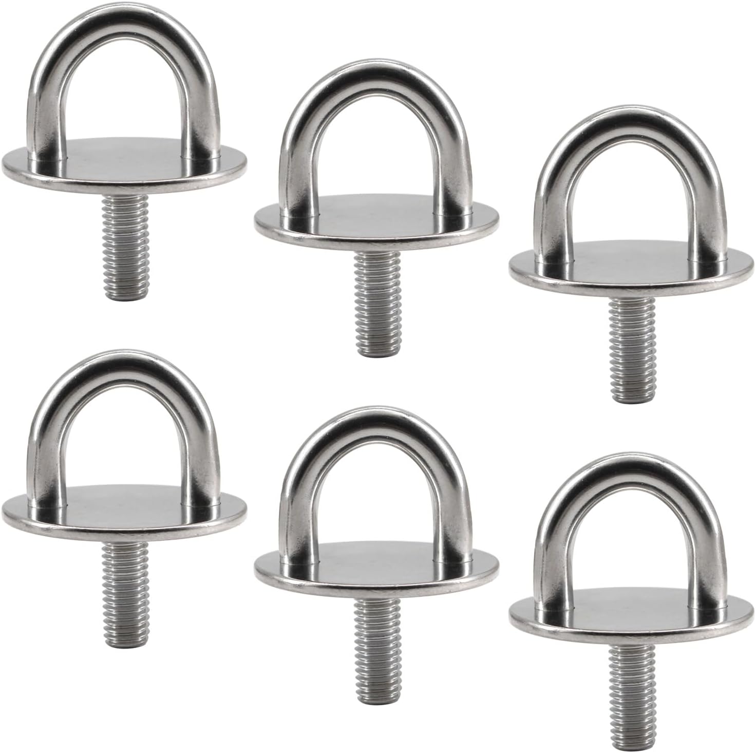 Set Mit 6 Deckenhaken Aus Edelstahl 304 Für Sonnensegel, Sandsäcke, Blumentöpfe