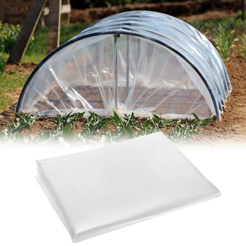 2 X 10 M Gewächshaus-kunststoffplane, Wasserdichte Polyethylenfolie, Extra Dicke Kunststoffplane, Für Garten Und Gebäude