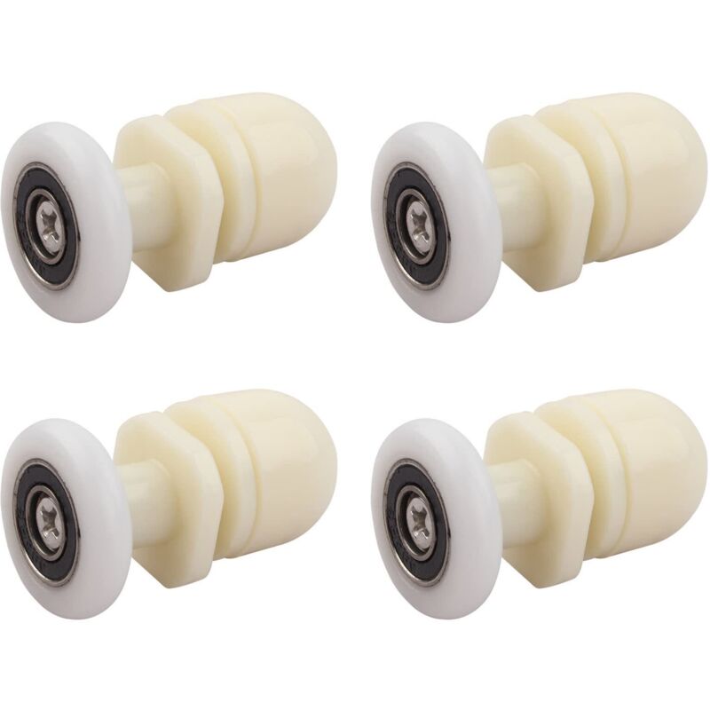 Duschtürrollen, 4 Stück Messing-schiebetürrollen Für Duschen, Als Ersatzrollen Für Schiebetürschienen Aus Glas (23 Mm)