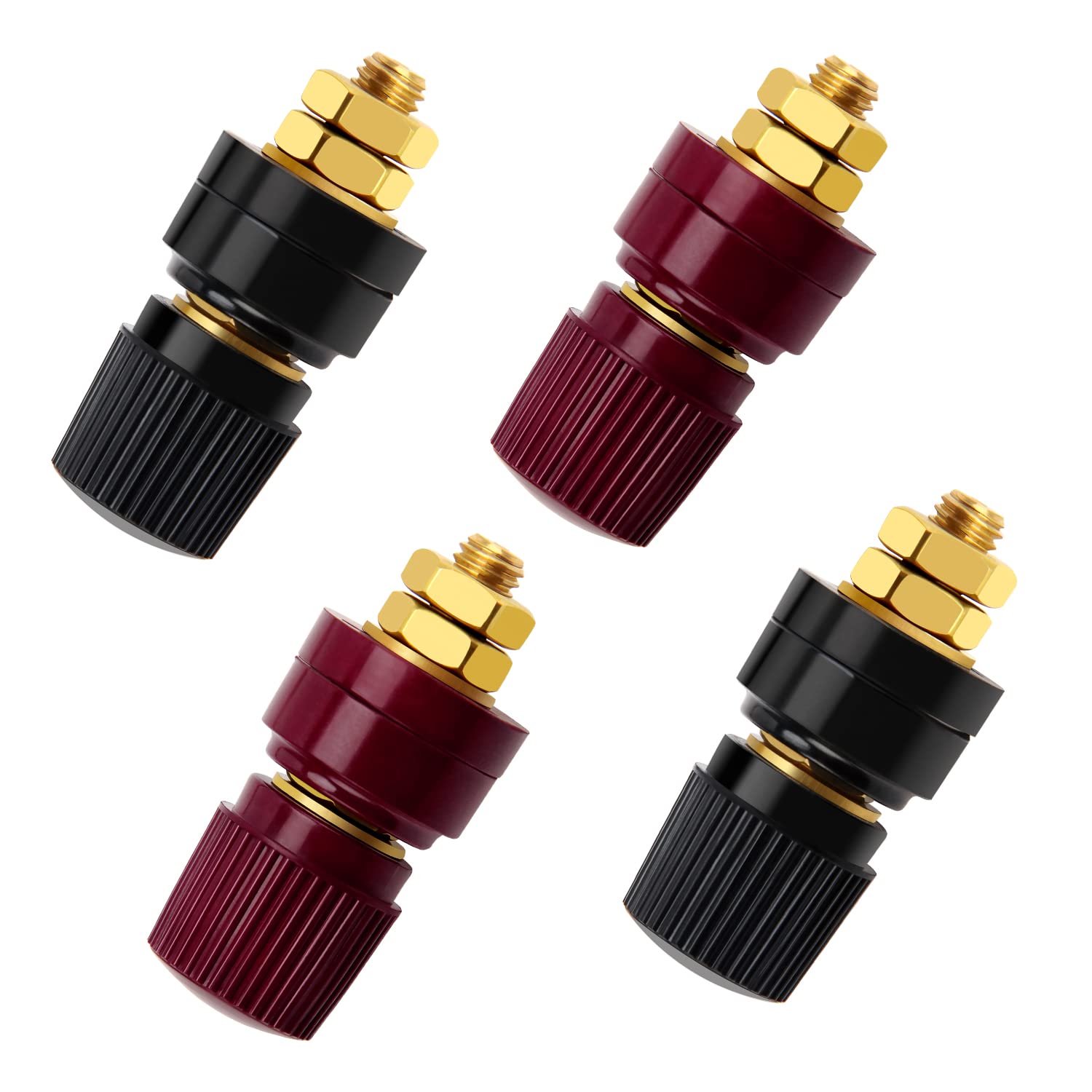 4 Stück M6-anschlussklemmen, M6-gewinde-verbindungsbolzenverbinder, Typ-333-anschlussklemmen, Spannungsregler-anschlussklemmen, 0 V–380 V, 100 A