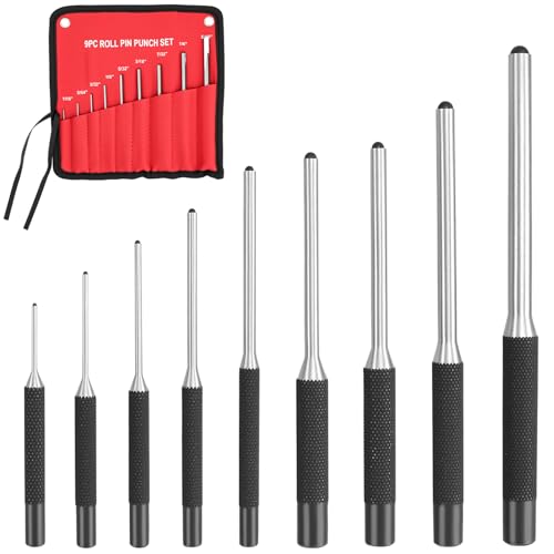 9-teiliges Stiftaustreiber-set, 1/16" - 5/16" Stiftaustreiber Aus Chrom-vanadium-stahl, Für Autoreparaturen, Uhrmacherei, Schmuckherstellung Und Heimwerkerprojekte
