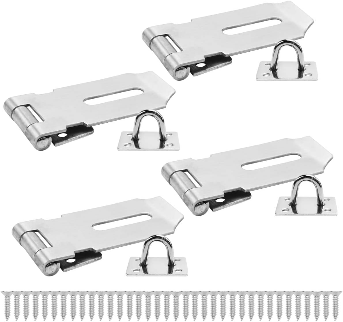 4-teilige Türzargen, 75 Mm (3 Zoll), Edelstahl 304, Für Penthouse-schränke, Mit Schrauben, Vernickelt, Gebürstet
