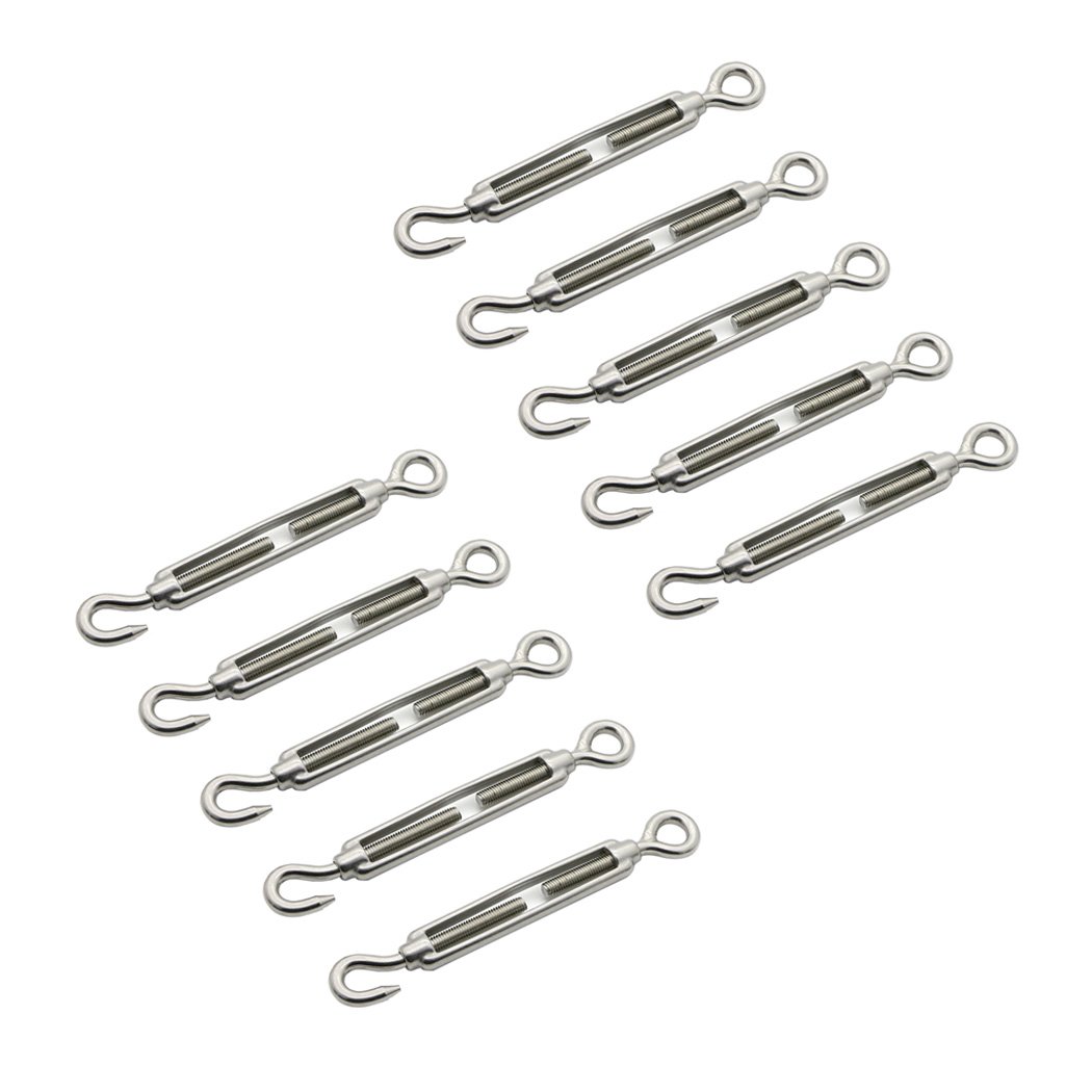 Packung Mit 10 M5 304 Edelstahl Haken- Und Ösenspannern
