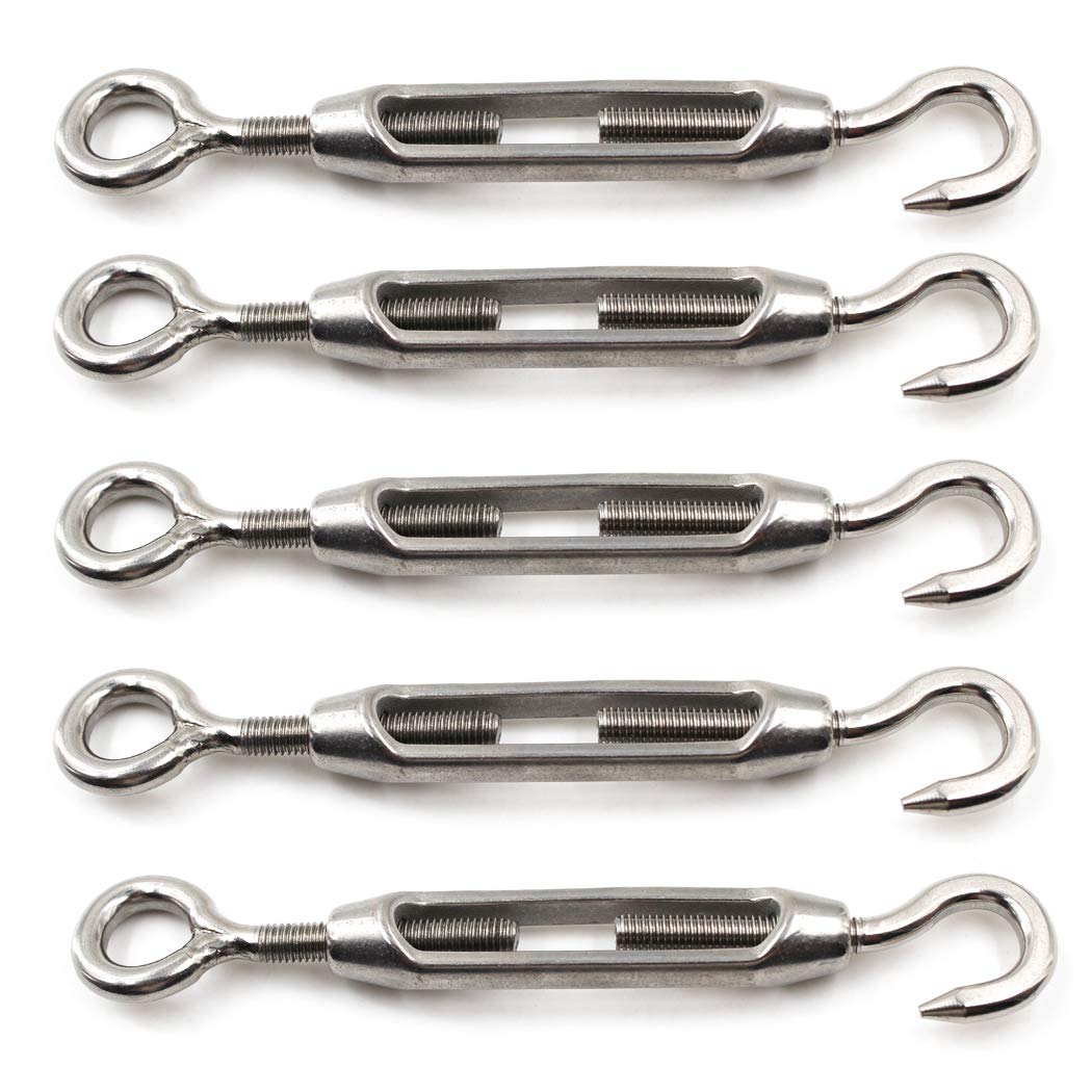 M8 Haken- Und Ösen-spannschloss, Edelstahl 304, 5er-pack
