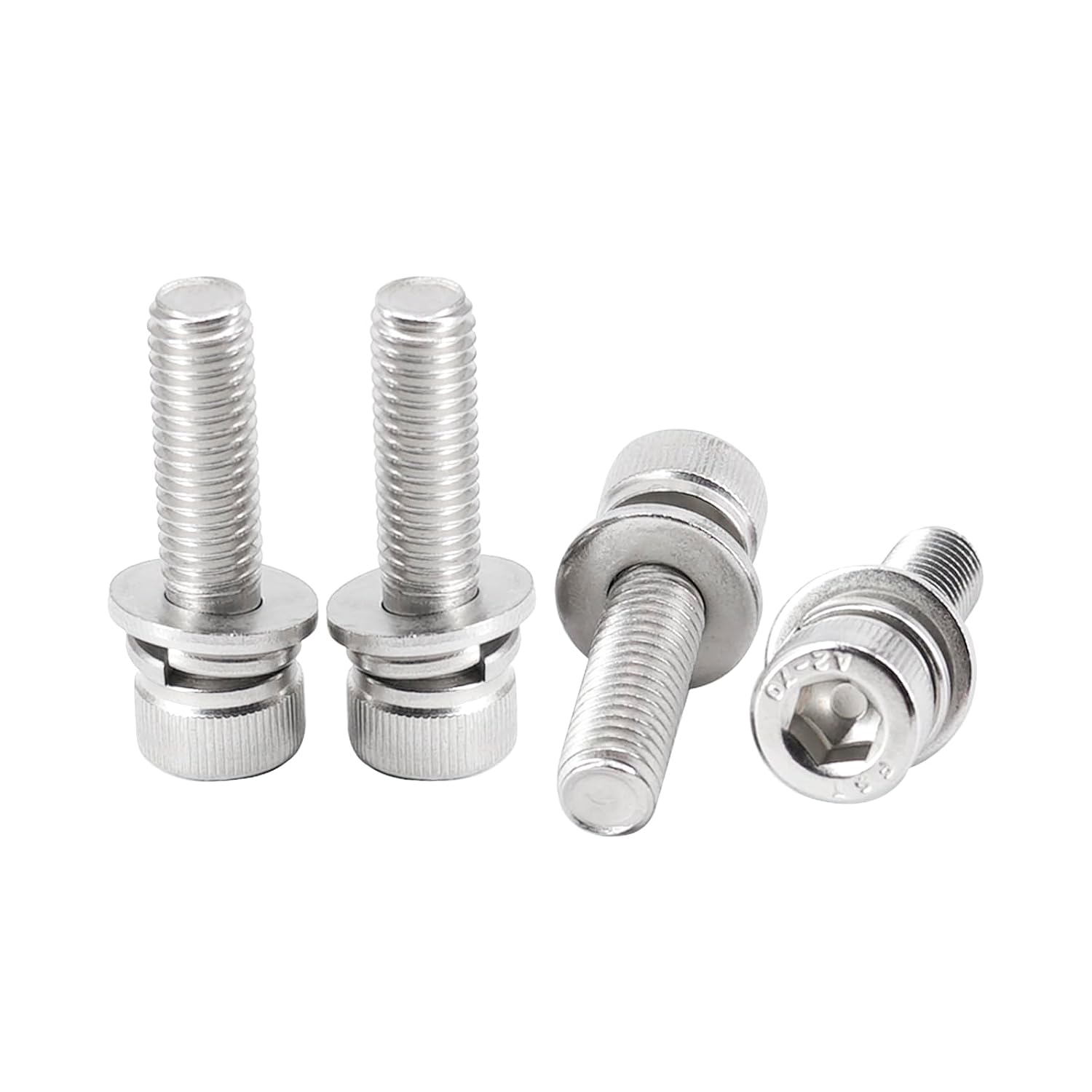 Sortiment Von 20 M8 X 25 Mm Innensechskantschrauben Mit Federscheiben