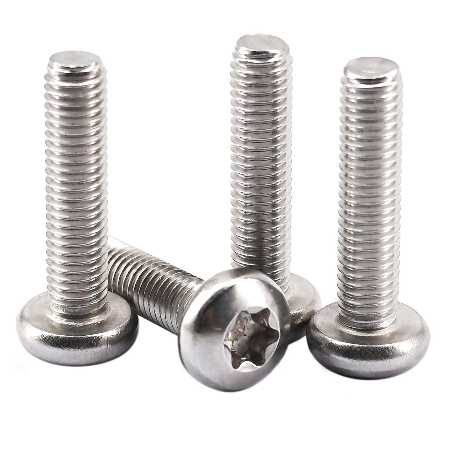Packung Mit 200 Torx-schrauben M2 X 4 Aus Edelstahl 304 Mit Rundkopf Und Vollgewinde, Maschinenschrauben