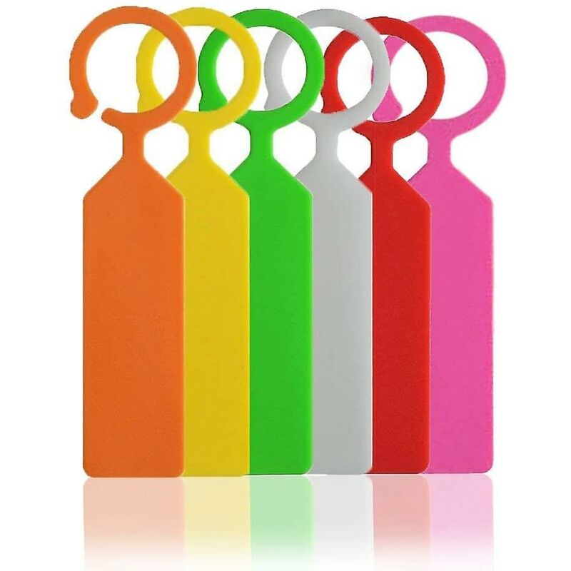 300 Stück Kunststoff-baumschilder, Hängepflanzenschilder, Wasserfeste Gartenstecker Aus Kunststoff, 6 Farben