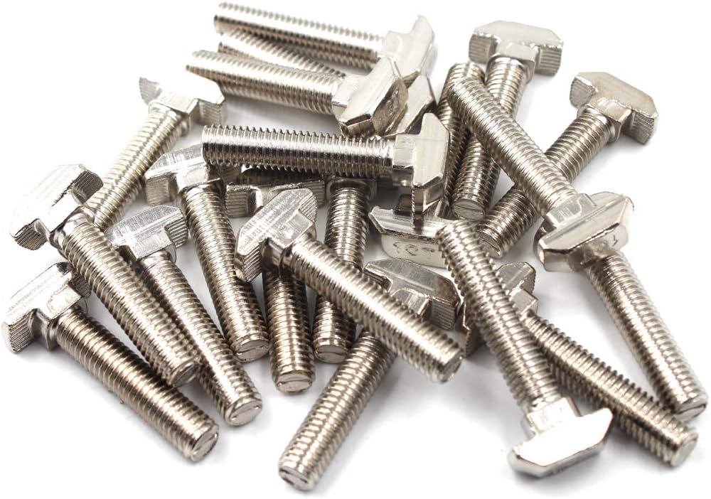 2020 T-nut-schrauben-sicherungswerkzeug Für T-nut-aluminiumprofile Aus Kohlenstoffstahl M5x25 (30er-packung)