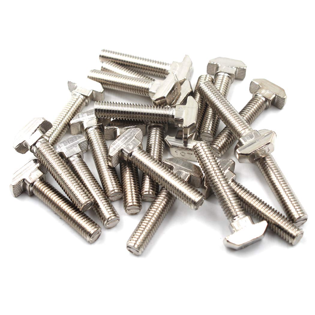 3030 T-schraubbolzen-sicherungswerkzeug Für T-nut-aluminiumprofile Aus Kohlenstoffstahl M6x25 (30er-packung)