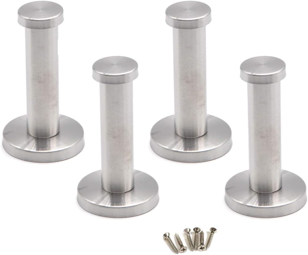 Set Mit 4 Einfachen Wandhaken Aus Edelstahl Für Bad Und Dusche