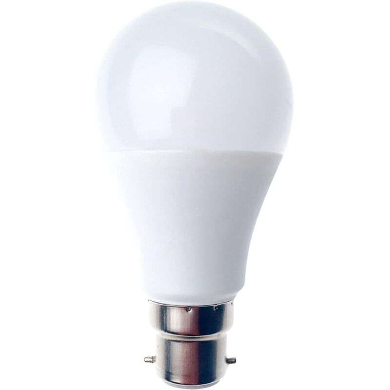 Led-smd-ampulle, Standard A60, 9 W / 806 Lm, Sockel B22 (frankreich), 6500 K